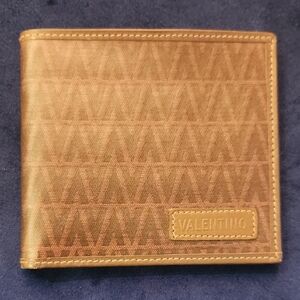 Mario Valentino Brown Monogram Wallet